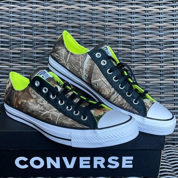 Converse Ctas OX Black/Multi/White MENS - Picture 5 of 16